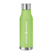 Zaļa pudele ar logotipu 600 ml Zaļa pudele ar logotipu 600 ml